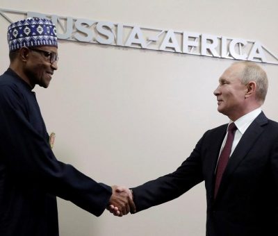 Scramble For Natural Resources: Putin Targets Africa, Meets With President Buhari, Others