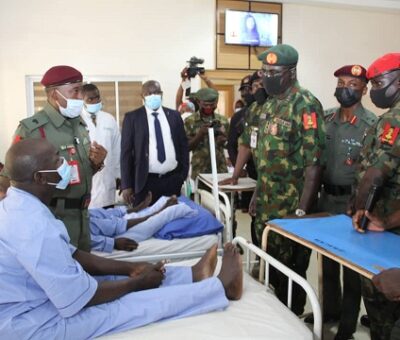 Anti-Insurgency Operations: Buratai Visits Recuperating Soldiers, Commission’s Projects