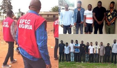 Internet Fraud: EFCC Arrests 16 Suspects In Lagos