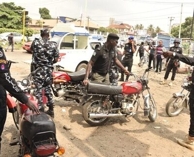 Abuse Of Traffic Laws: Lagos Police Goes Tough On Motorist, Commercial Motorcycle Operators
