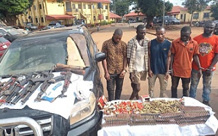 Fighting Crime: Ebonyi CP, Aliyu Garba, Bursts Syndicate