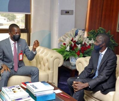 Photo News: EFCC’s Chairman Pays Courtesy Visit To NDIC In Abuja