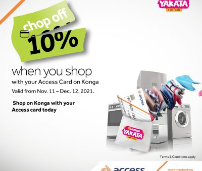 Yuletide Season: Access Bank Partners Konga To Offer Free Deliveries, 10% Discount