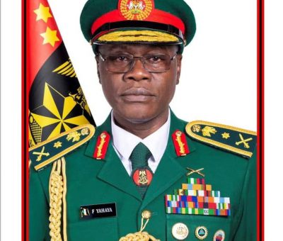 Chief of Army Staff, Lieutenant General  Faruk Yahaya, Commends NAOSRE