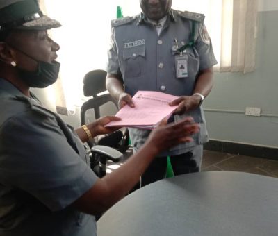 Change Of Guard: Comptroller SJ Bomoi  Takes Over Federal Capital Territory (FCT) Abuja Customs Area Command.