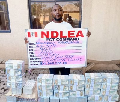 Drug Offences: NDLEA Intercepts Counterfeit $4.7million Cash, Arrests Nursing