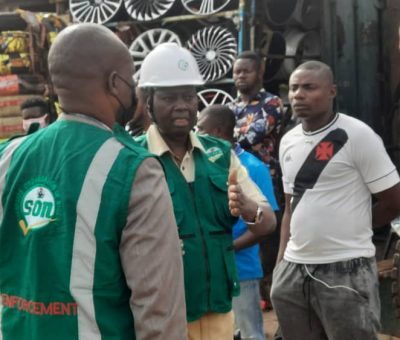 SON Seals 30 Shops With Substandard Tyres At Apo Market, Seizes 3 Truck Loads