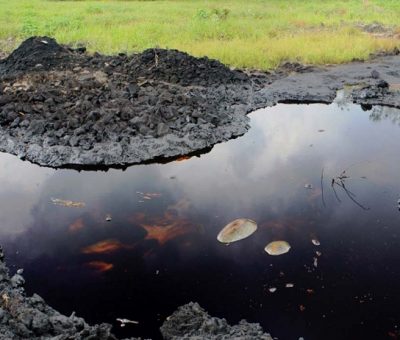 Environmental Degradation:  Eroton Managed Well Spilling Oil In Niger Delta- Report