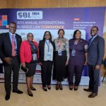 L – R: shows Mike Chukwu, Group Managing Director/Chief Executive Officer, Spring Bank; Ayoyinka Olajide-Awosedo, Aarndale Solicitors & Vice Chair, 2022 Conference Planning Committee; Adebisi Adeyemi, Managing Director/CEO, DCSL Corporate Services Limited; Adeolu Idowu, Head, Governance, Risk & Compliance Practice (GRC), Aluko & Oyebode; Jeroen Ouwehand, Partner, Clifford Chance; Evelyn Mbula Nzuki, Managing Partner, NN Legal; Ayuli Jemide, Chairman, NBA-SBL, Lead Partner, Detail Solicitors; Rukaiya El-Rufai, PWC Nigeria's Lead on Sustainability & Climate Change Services & Public Sector Risk Assurance; Tinuade Awe, Chief Executive Officer, Nigerian Exchange Regulation Limited (NGXRegCo); Ozofu Ogiemudia, Partner, Udo Udoma & Belo-Osagie and Bukola Bankole, Partner The New Place, during the NBA-SBL 16th Annual International Business Law Conference, at Transcorp Hilton, Abuja.