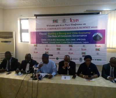 Sound Corporate Governance: IoDCCG, ICSAN, FRC Organize Maiden National Summit In Lagos