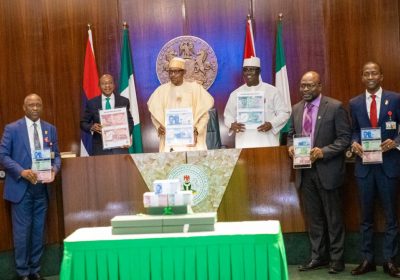 Photo News: President Buhari Launches Newly Redesigned Naira Notes In Abuja