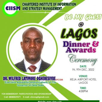 Professional Ingenuity: Okowa’s Aide Gets CIISM Leadership Excellence Award.