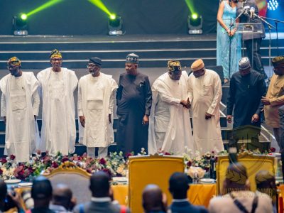 Photo News: Minister of Transportation at Banquet in Honour of President Buhari in Lagos