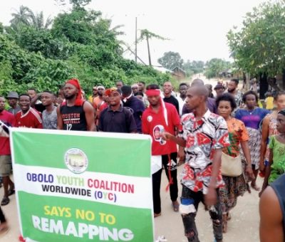 Crisis Brewing as Rampaging Akwa Ibom Youths Shut Down Oil Company Operations, Accuse Governor of Boundary Remapping