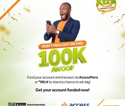 Access Bank to Splash Millions of Naira on Customers in Xtrawins Transact, Win Campaign.