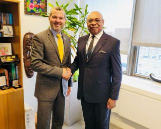 MOWCA Scribe, Adalikwu Meets Incoming IMO SG, Dominguez for Partnerships