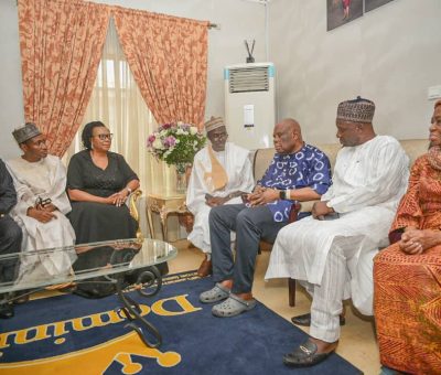 Photo News: Bello Hassan Leads NDIC Management Delegation on Condolence Visit to Late Wigwe’s Family
