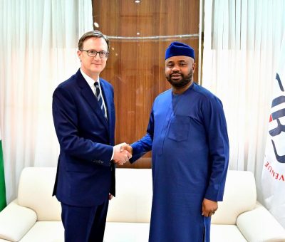 Photo News: British High Commissioner Visits FIRS Chairman in Abuja