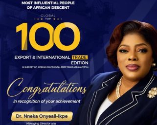 Global Recognition: MIPAD Honors Onyeali-Ikpe as Top 100 Trade Champion of African Descent Worldwide