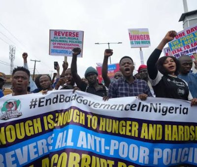 Anger and Frustration Boil Over as Protesters Occupy Streets Across Nigeria