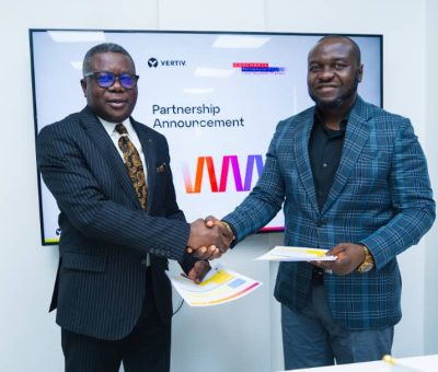 US Firm ‘Vertiv’ and Coscharis Technologies Sign Distribution Agreement to Enhance IT Channel Presence in West Africa