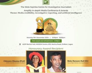 Wole Soyinka Award for Investigative Reporting to Honour Chinyere Okunna and Late Beko Ransom-Kuti