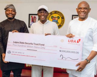 UBA Supports Lagos State’s Security Efforts with N500 Million Donation