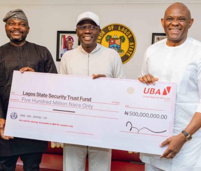 UBA Supports Lagos State’s Security Efforts with N500 Million Donation