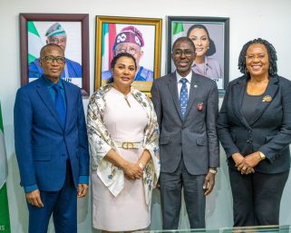 NDIC Management Pays Courtesy Visit to Minister of State for Finance
