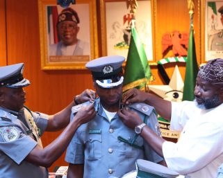 Nigeria Customs Service Celebrates New Rank for Comptroller Frank Okechukwu Onyeka