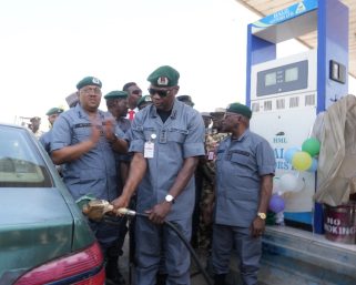 Customs Boss Adeniyi Oversees Auction of Intercepted Smuggled Fuel To Motorists at N630/Litre