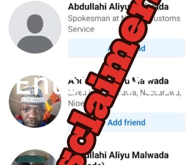 Nigeria Customs Service Warns of Fake Facebook Accounts and Phone Scams