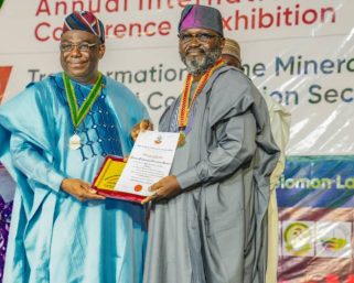 NASENI Research Director Honored as Fellow of Nigerian Mining and Geosciences Society