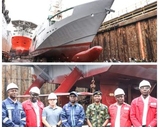 Nigeria’s Maritime Security Gets a Boost as NIMASA Berths Deep Blue Vessel at Nigerdock