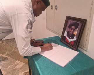 Nigeria Customs Chief Adeniyi Pays Tribute to Late Journalist Dr. Leon Usigbe