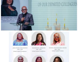 United Capital Group Holds Memorial Service for Six Staff Members Lost in Afriland Towers Fire