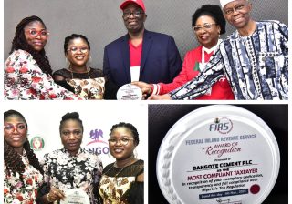 Dangote Cement Honored as Nigeria’s Most Tax-Compliant Organisation for Second Year