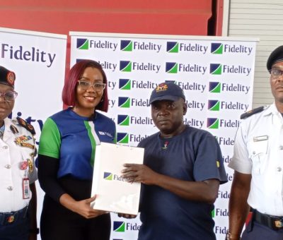 Fidelity Bank Donates Firefighting Equipment to Ikoyi Fire Service Station