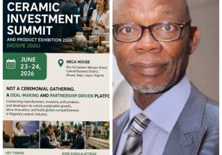 Lagos Summit Set to Drive Multi-Billion Naira Investments in Nigeria’s Ceramic Industry