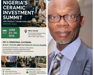 Lagos Summit Set to Drive Multi-Billion Naira Investments in Nigeria’s Ceramic Industry