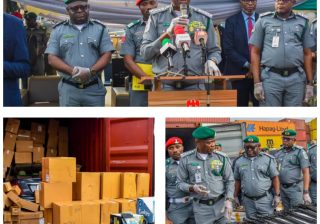 Customs intercepts rifle components, cannabis cargo worth ₦373.8 million at Tincan Port