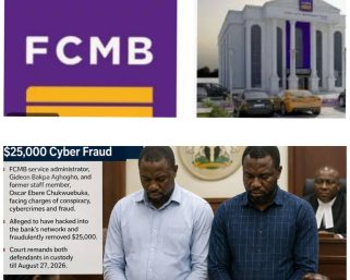 FCMB Staff, Ex-Employee Remanded Over Alleged $25,000 Cyber Fraud